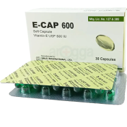 E-Cap600 IU 6's Strip Capsule icon