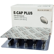 E-Cap Plus 250 mg Plus 200 mg - 10's Strip Capsule icon