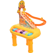 Early Education Duck Cute 2 in1 Multifunction piano and Duck Slide Toy