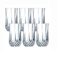 LUMINARC Eclat Cristal D'arques Long Drink Water Tumbler Set of 6 - L7554