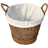 Eco-friendly Storage Basket With Cover 17 x 17 x 18 Inch - 11214 icon