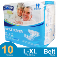 Ecofresh Adult Diaper Belt - 1×10pcs - Eco-Belt(L)