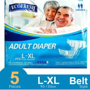 Ecofresh Adult Diaper Large-Belt 5Pcs - Eco-Belt(L)