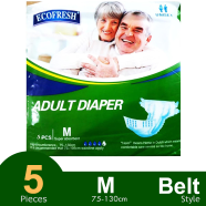 Ecofresh Adult Diaper Medium -Belt 5Pcs - Eco-Belt(M)