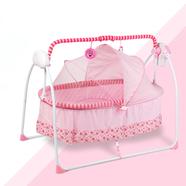 Electric Cradle Crib Baby Shaker Rocking Chair Baby Bed Swing primi pink colour