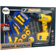 Electric DIY Battery Drill Tool Set Repair Tool Pretend Play Toy for Children