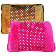 Electric Hot Water Bag for Pain Relief with Soft Velvet Hand Pocket- (Any Colour)