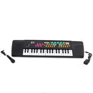 Electronic Big Musical 37 Standard According Keys Keyboard Piano AC/DC Play (keyboard_big_tx3738) - Black