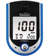 Element with 10 test strips (Blood Glucose Monitoring System) icon