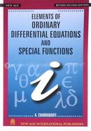 Elements Of Ordinary Differential Equations And Special Functions