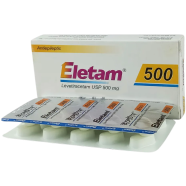 Eletam 500 mg Tablet 10's Strip