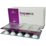 Emep MUPS 20 mg MUPS Tablet 10's Strip icon