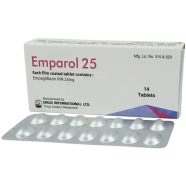 Emparol 25mg Tablet 14's Strip