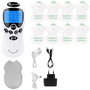 Ems Electric Herald Tens Machine Acupuncture Body Massage Digital Therapy Massager Muscle Stimulator Electrostimulator - Massage Machine - 8 Mode image