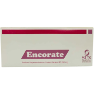 Encorate 200mg Tablet 10's Strip icon