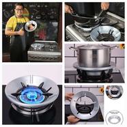 Energy Saving Gas Stove Cover Windproof Disk Heat Insulation Non-Slip Iron Stove Rack for Cooktop Range Pan Holder Stand Universal Round