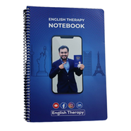 English Therapy Notebook - Blue color