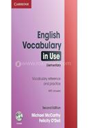 English Vocabulary in Use Elementary Book with Answers and CD-ROM 