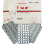 Epam 5 mg Tablet 40's Strip