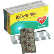 Erasprin 75 mg Tablet 10's Strip