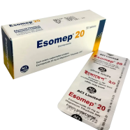 Esomep 20 mg Tablet 10's strip