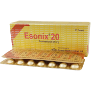 Esonix 20 mg 14's Strip Tablet icon