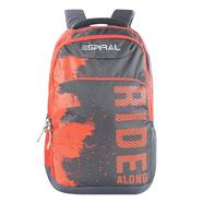 Espiral Super Ride Along Light weight Traveling Backpack School Bag collage bag orange icon