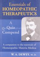 Essentials of Homoeopathic Therapeutics: A Quiz Compend
