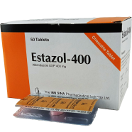 Estazol 400 mg - 10's Strip Chewable Tablet icon