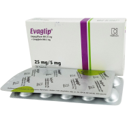 Evaglip 25mg, 5mg Tablet–10's Strip icon
