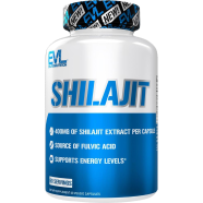 Evlution Nutrition Shilajit Energy Support 400mg Shilajit Extract Fulvic Acid Supplement Vegetarian Capsules for Workout Performance 60 Servings - 526854919