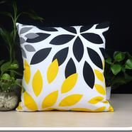Exclusive Cushion Cover, Black, Yellow, Ash 20x20 Inch - 78316