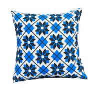 Exclusive Cushion Cover Blue And Black 18x18 Inch - 79156