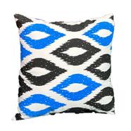 Exclusive Cushion Cover Blue And Black 20x12 Inch - 79318