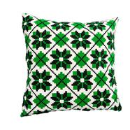Exclusive Cushion Cover Green And Black 14x14 Inch - 79261