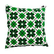 Exclusive Cushion Cover Green And Black 16x16 Inch - 79262