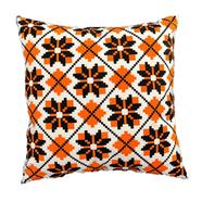 Exclusive Cushion Cover, Orange And Black 20x12 Inch - 79296