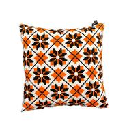 Exclusive Cushion Cover, Orange And Black 14x 14 Inch - 79291