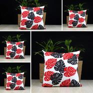 Exclusive Cushion Cover, Red And Black,20x20 Inch Set of 5 - 79221