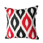 Exclusive Cushion Cover, Red And Black 16x16 Inch - 79282