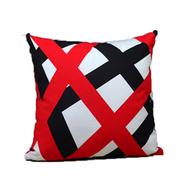 Exclusive Cushion Cover, Red And Black 20x20 Inch - 78253