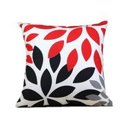 Exclusive Cushion Cover, Red, Black, Ash 20x20 Inch - 79035