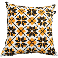 Exclusive Cushion Cover, Yellow And Black 14x14 Inch - 79240