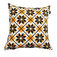 Exclusive Cushion Cover, Yellow And Black 22x22 Inch - 79244