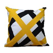 Exclusive Cushion Cover, Yellow And Black 14x14 Inch - 78025