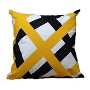 Exclusive Cushion Cover, Yellow And Black 20x20 Inch - 78028