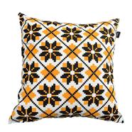 Exclusive Cushion Cover, Yellow And Black 14x14 Inch - 79240