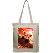 Exclusive Design Printed Canvas Tote Bag With Zipper For Ladies 