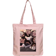 Exclusive Design Printed Canvas Tote Bag With Zipper For Ladies