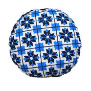 Exclusive Round Cushion Cover, Blue And Black 20x20 Inch - 79141